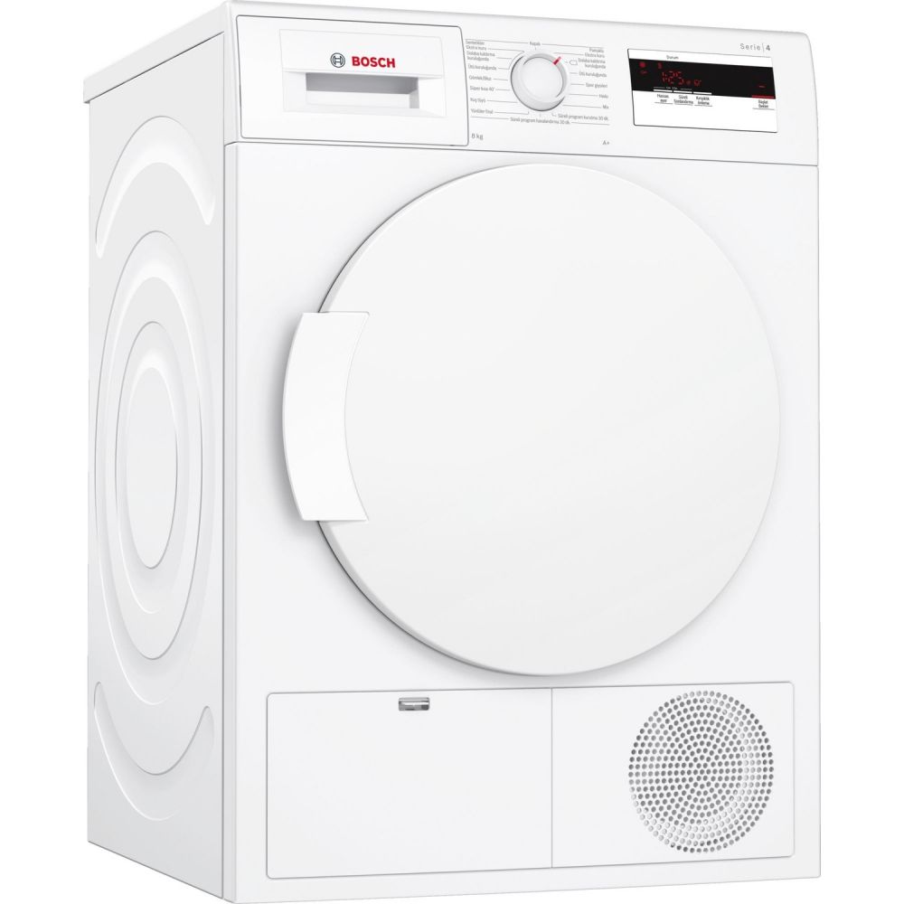 Bosch WTH83000TR A+ 8 Kg Isı Pompalı Kurutma Makinesi